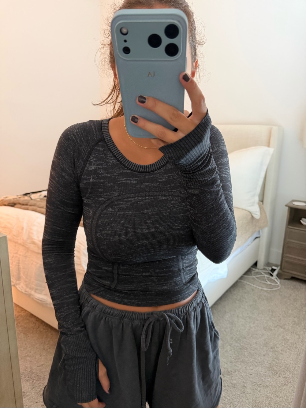 Lululemon Swiftly Tech Long Sleeve - Dark Grey